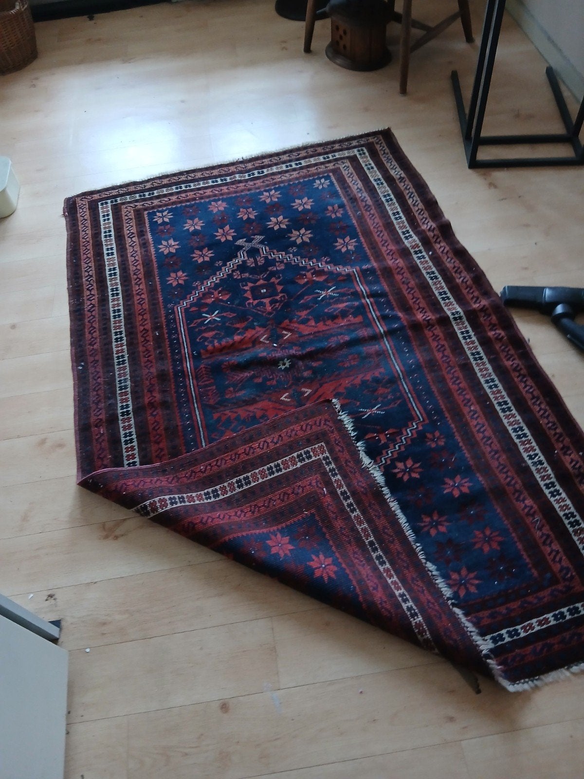 Vintage Perzisch tapijt - 110x170 cm, Ophalen, Gebruikt, 100 tot 150 cm, Vintage, Perzisch