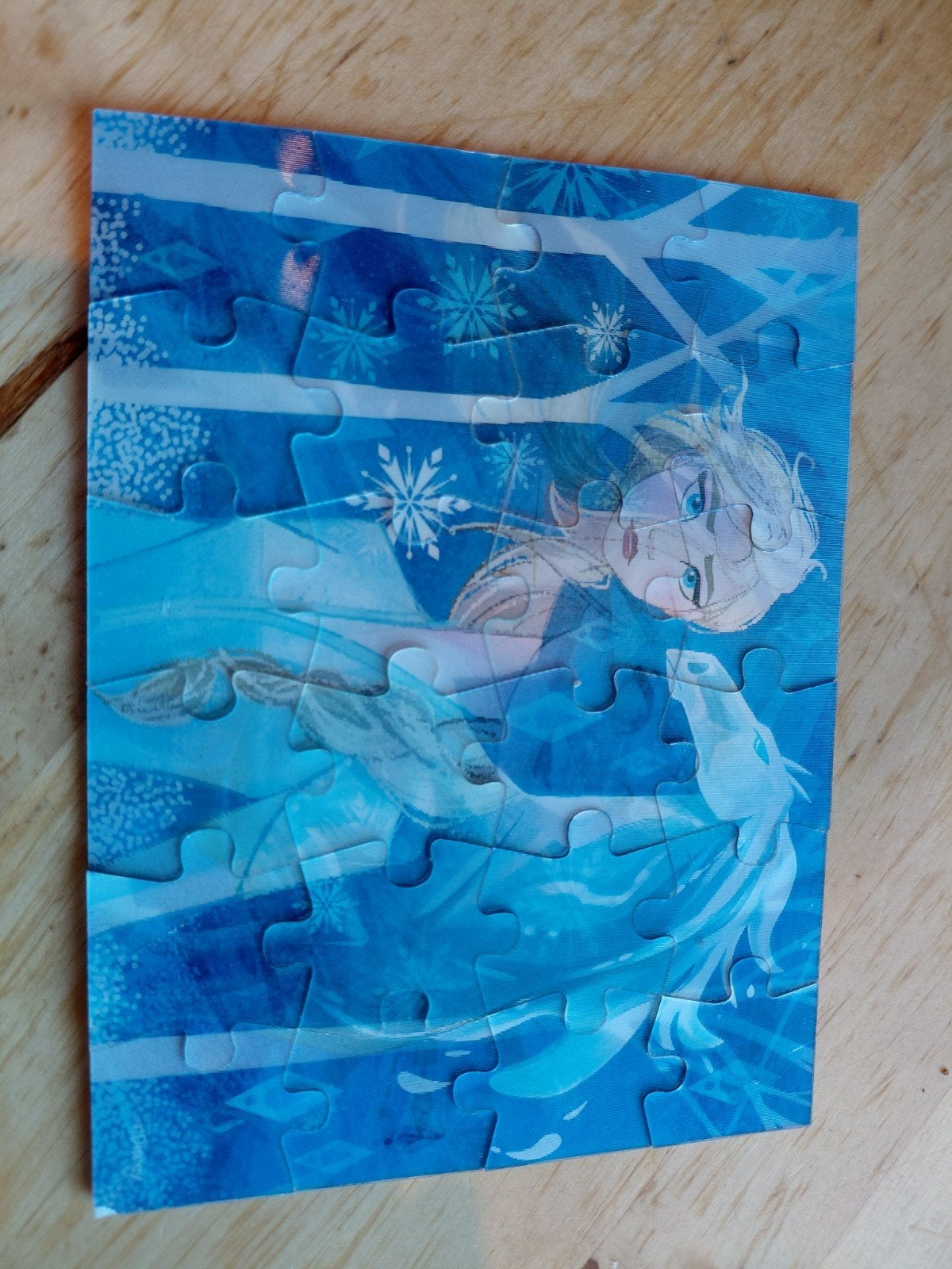 Frozen 2 Puzzels in Blikken Doosje - Anna & Elsa, Ophalen of Verzenden, 10 tot 50 stukjes, Gebruikt