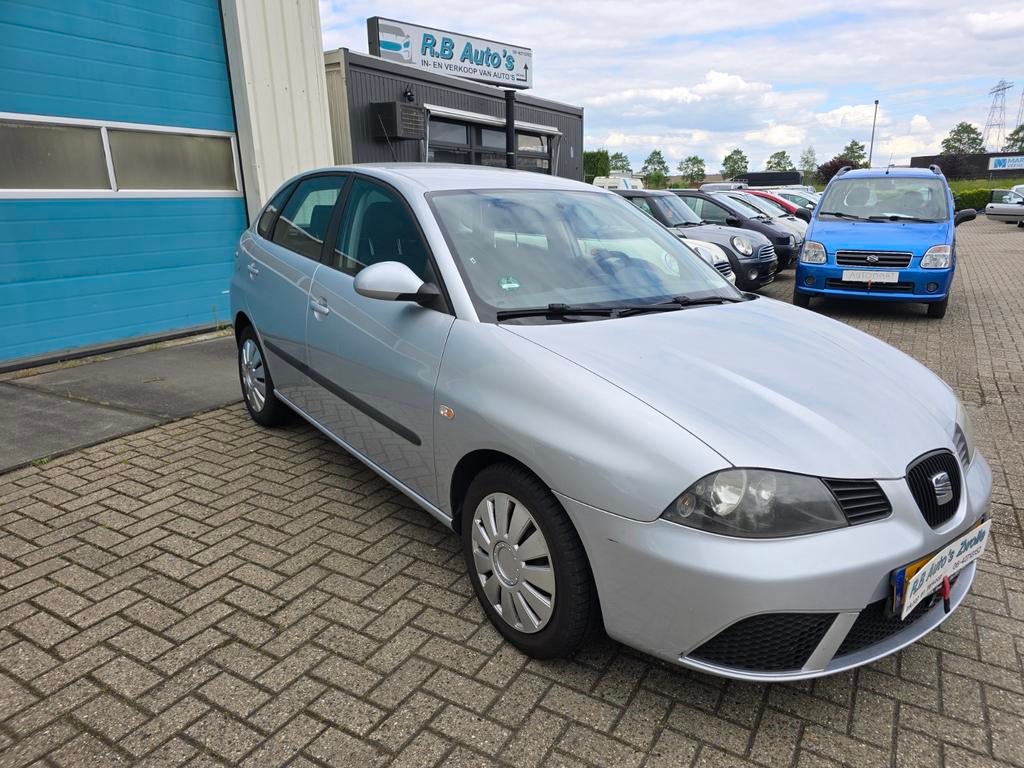 Seat Ibiza 1.4 16V 63KW 5DRS 2008 Grijs Airco Rijdt Goed, Auto's, Seat, Voorwielaandrijving, 40 €/maand, Origineel Nederlands