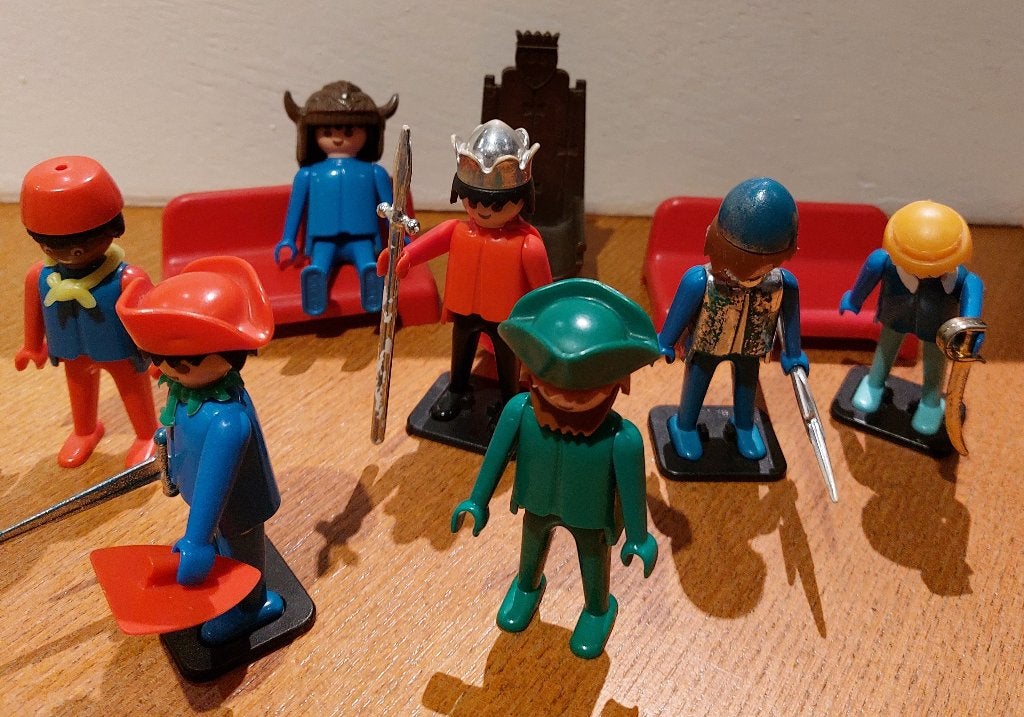 PLaymobil Ridders, Ophalen
