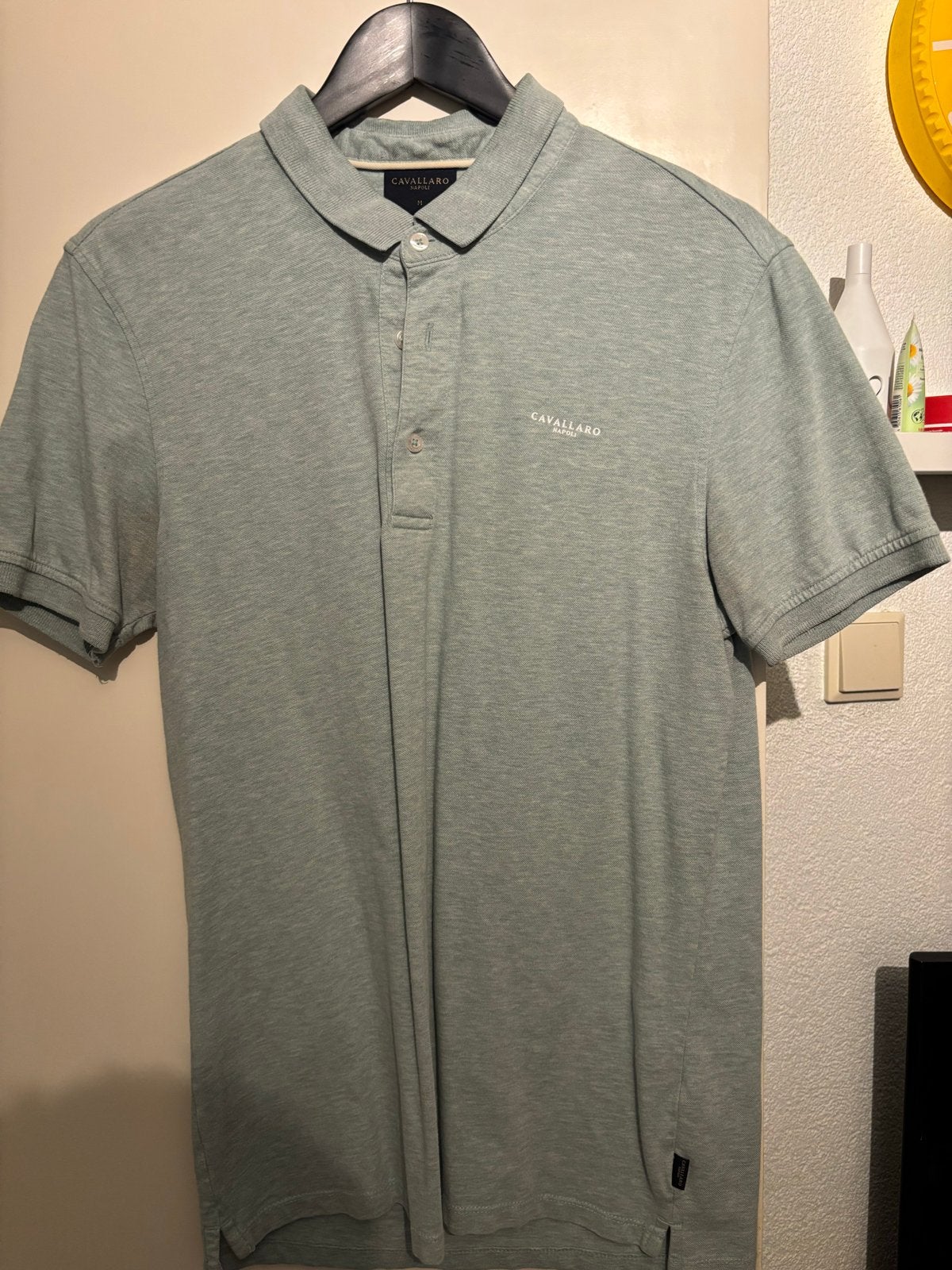 Cavallaro Napoli polo maat M heren, Ophalen of Verzenden, Gedragen, Maat 48/50 (M), Groen