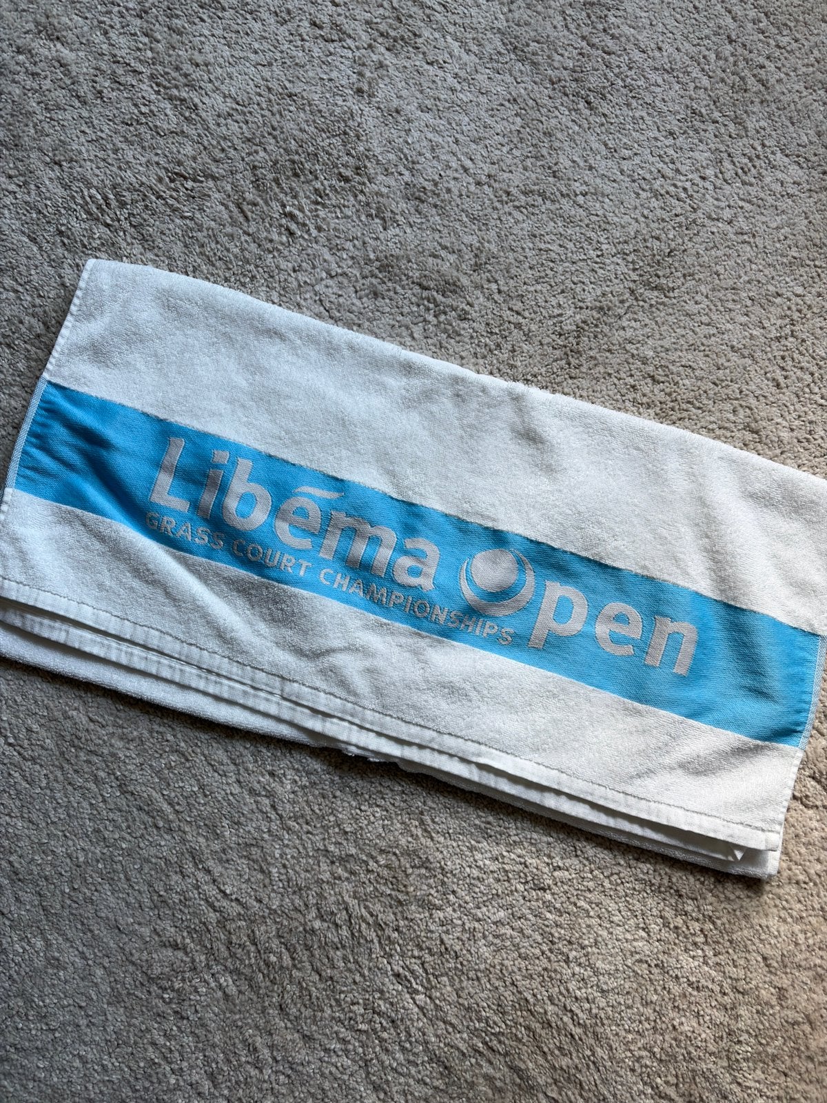 Handdoek Libema Open grasscourt tennis tournament, Ophalen of Verzenden, Nieuw, Overige typen, Overige merken