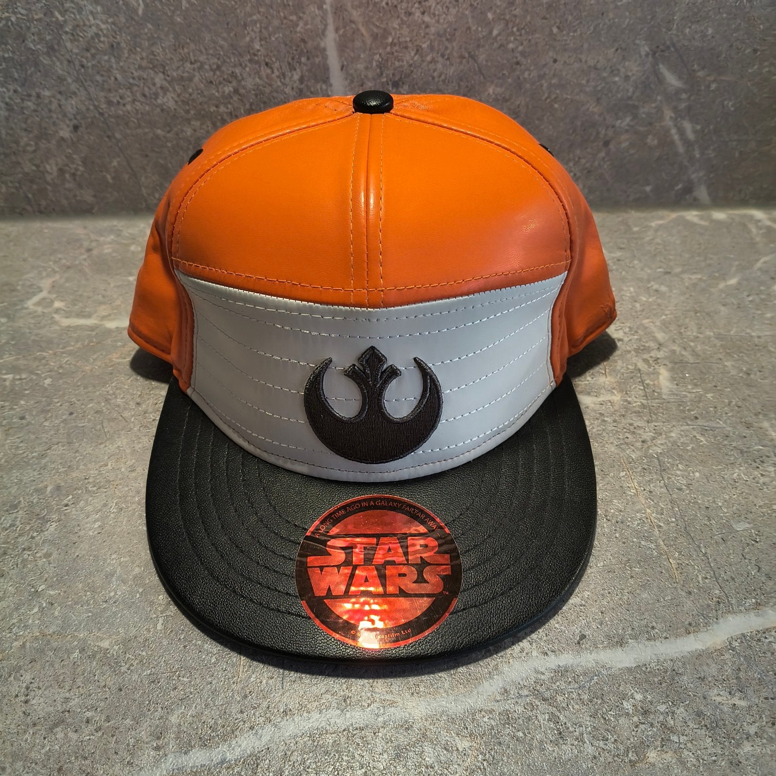 Star Wars Rebel Alliance Snapback Cap Oranje/Zwart, Star Wars, One size fits all, Ophalen of Verzenden, Pet
