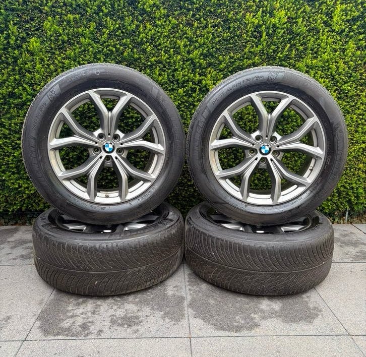 ❄️19 inch BMW X5 X6 G05 G06 styling 735 winterbanden velgen, 19 inch, Gebruikt, 255 mm, Banden en Velgen