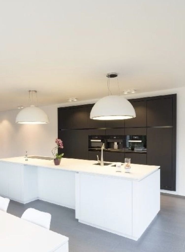 Wave stijl design afzuigkap met licht en bijpassende lamp, Ophalen, Gebruikt, Motor, Eilandschouwkap