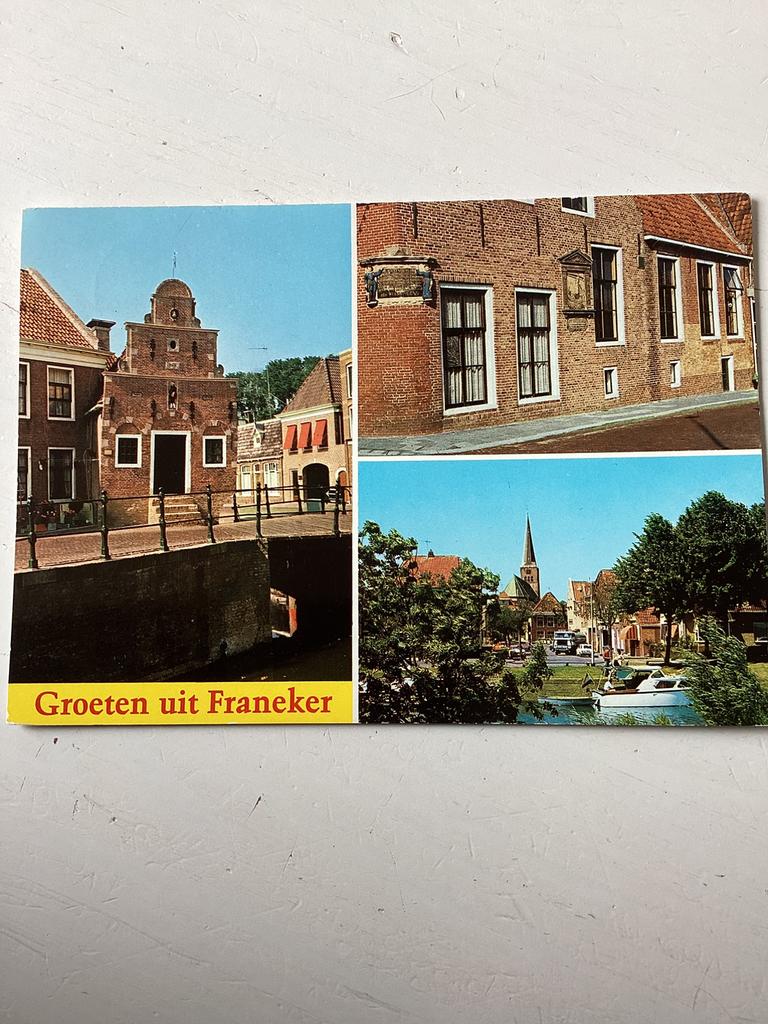 Ansichtkaart Franeker, Verzenden, Gelopen, Friesland