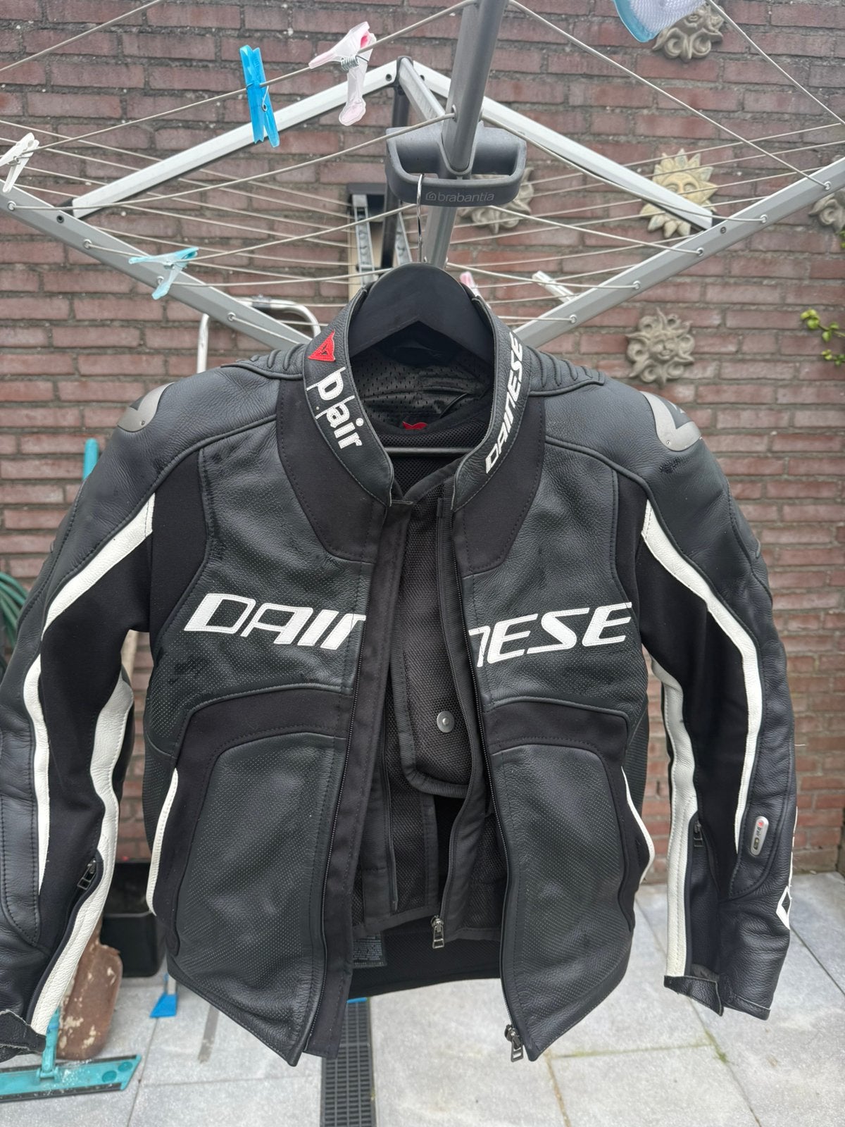 Dainese Misano D-air motorjas + Dainese steel pro handschoen, Ophalen, Tweedehands, Handschoenen