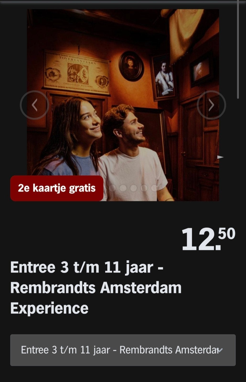 REMBRANDTS AMSTERDAM EXPERIENCE ♡ 2e kaartje gratis (AH), Overige typen
