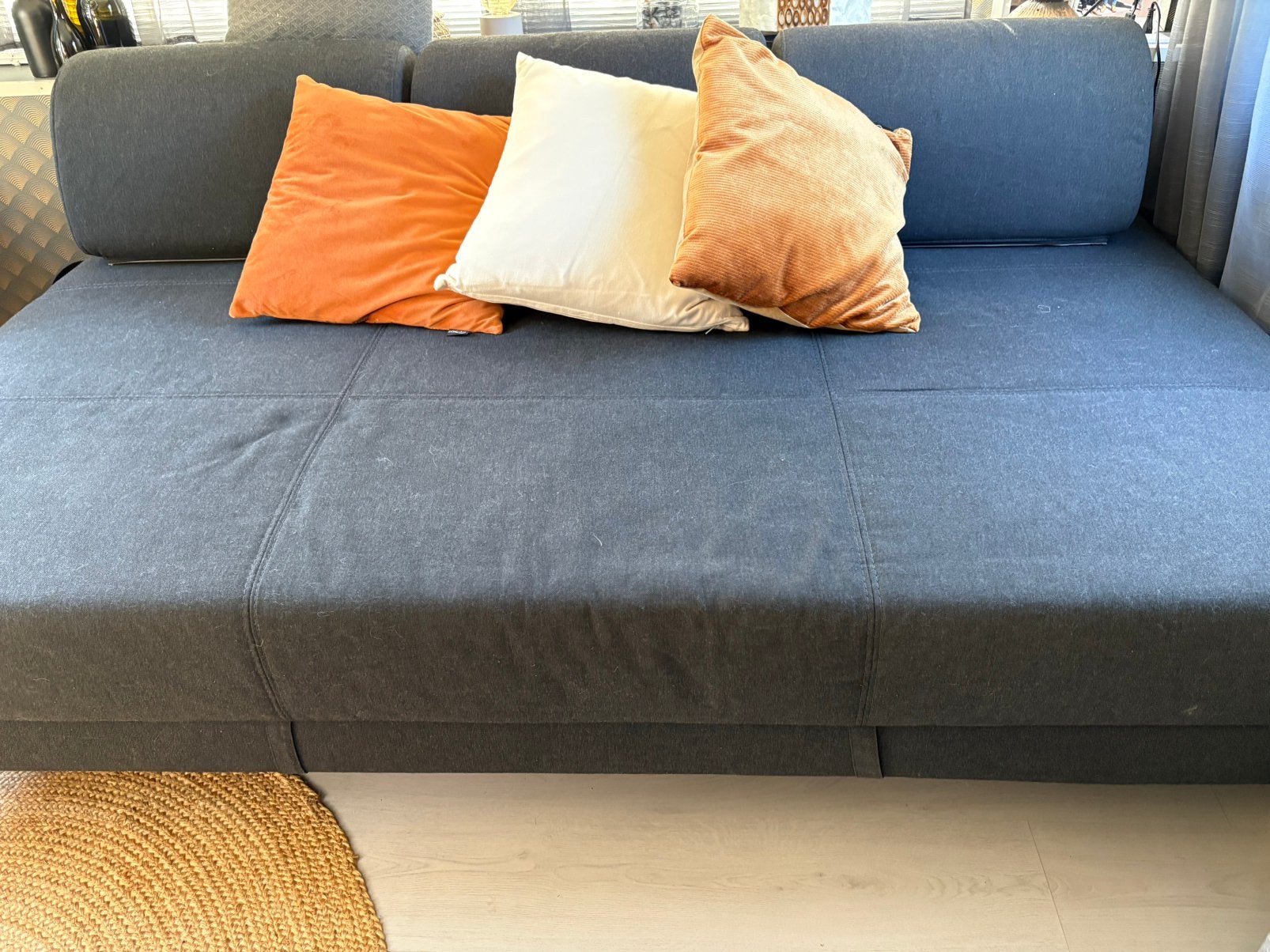 Bedbank Ikea, Ophalen, Tweepersoons, Zo goed als nieuw, 120 cm