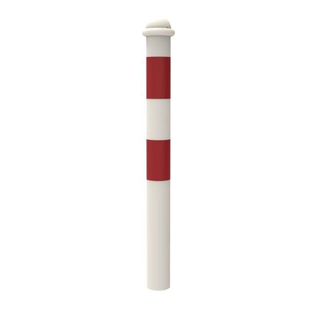 straatwerk afzetpalen wit / rood, Tuin en Terras, Palen, Balken en Planken, Ophalen of Verzenden, Nieuw, Minder dan 180 cm, Overige typen