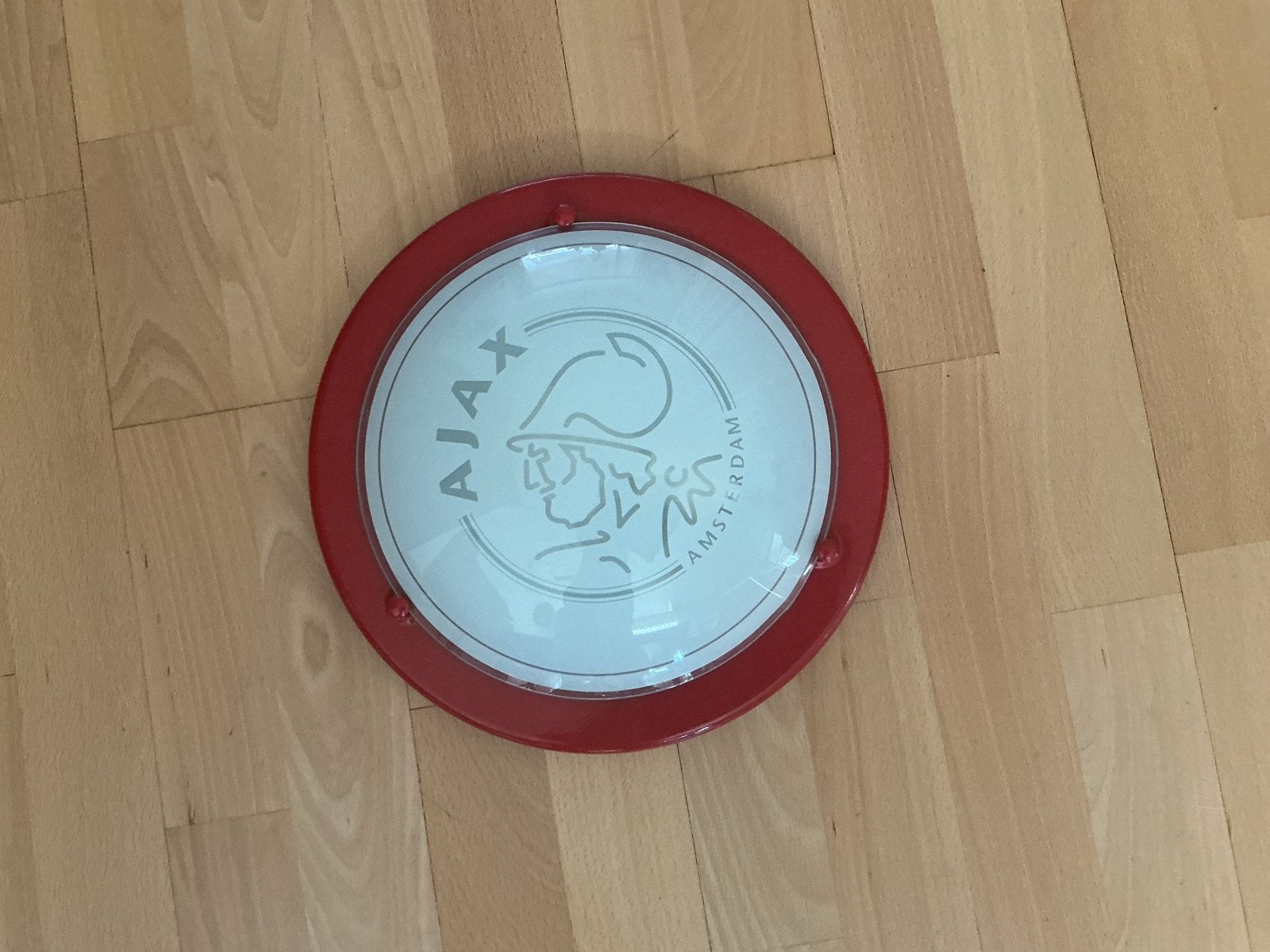 Ajax Plafondlamp - Perfect voor de Echte Fan!, Huis en Inrichting, Kunststof, Ophalen of Verzenden, Zo goed als nieuw, Modern