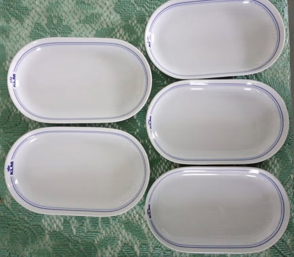5 KLM Hutschenreuther schaaltjes - Zo goed als nieuw, Verzamelen, Ophalen of Verzenden, Zo goed als nieuw, Overige typen