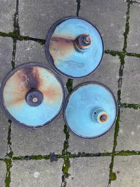 Vintage lamp, Huis en Inrichting, Ophalen, Gebruikt, Vintage, Metaal