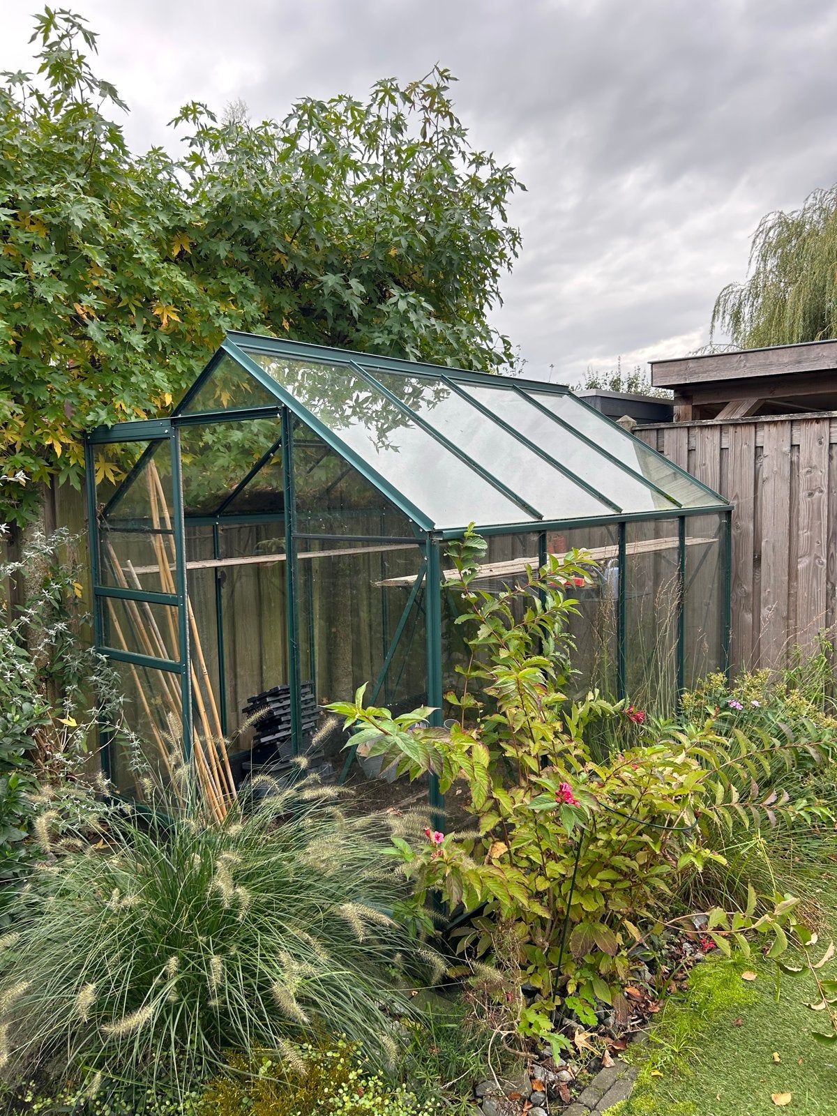 Vitavia Venus 5000 kas met veiligheidsglas en extra's, Ophalen, Kweekkas, Zo goed als nieuw, Glas