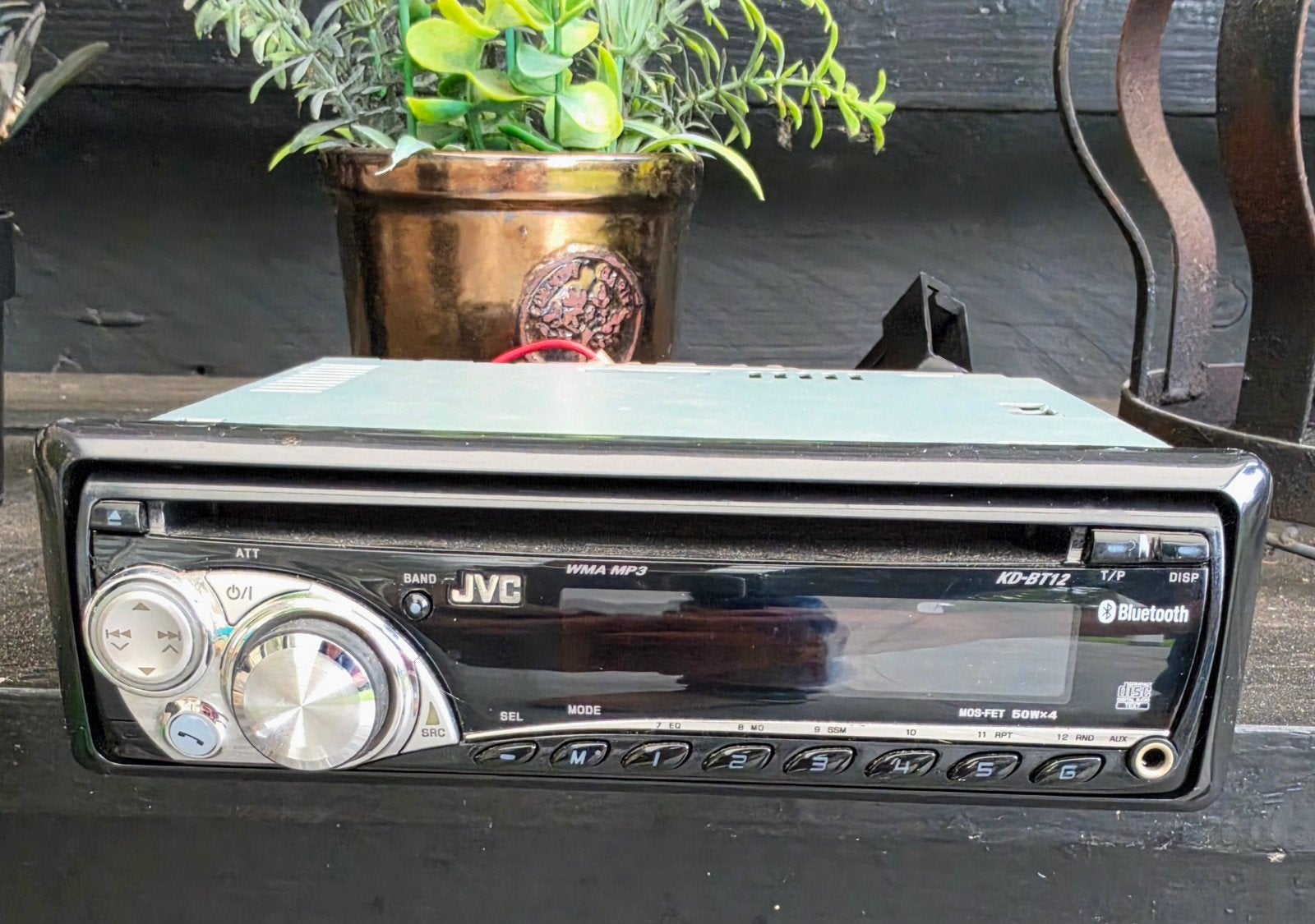 JVC KD-BT12 Autoradio met Bluetooth en CD/MP3, Ophalen of Verzenden