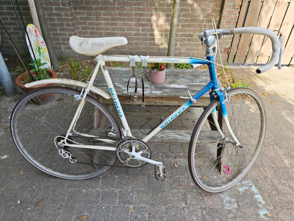 Batavus Champion retro wielrenfiets - Sachs Huret - Maat 57, Fietsen en Brommers, Fietsen | Racefietsen, Ophalen, Gebruikt, Batavus
