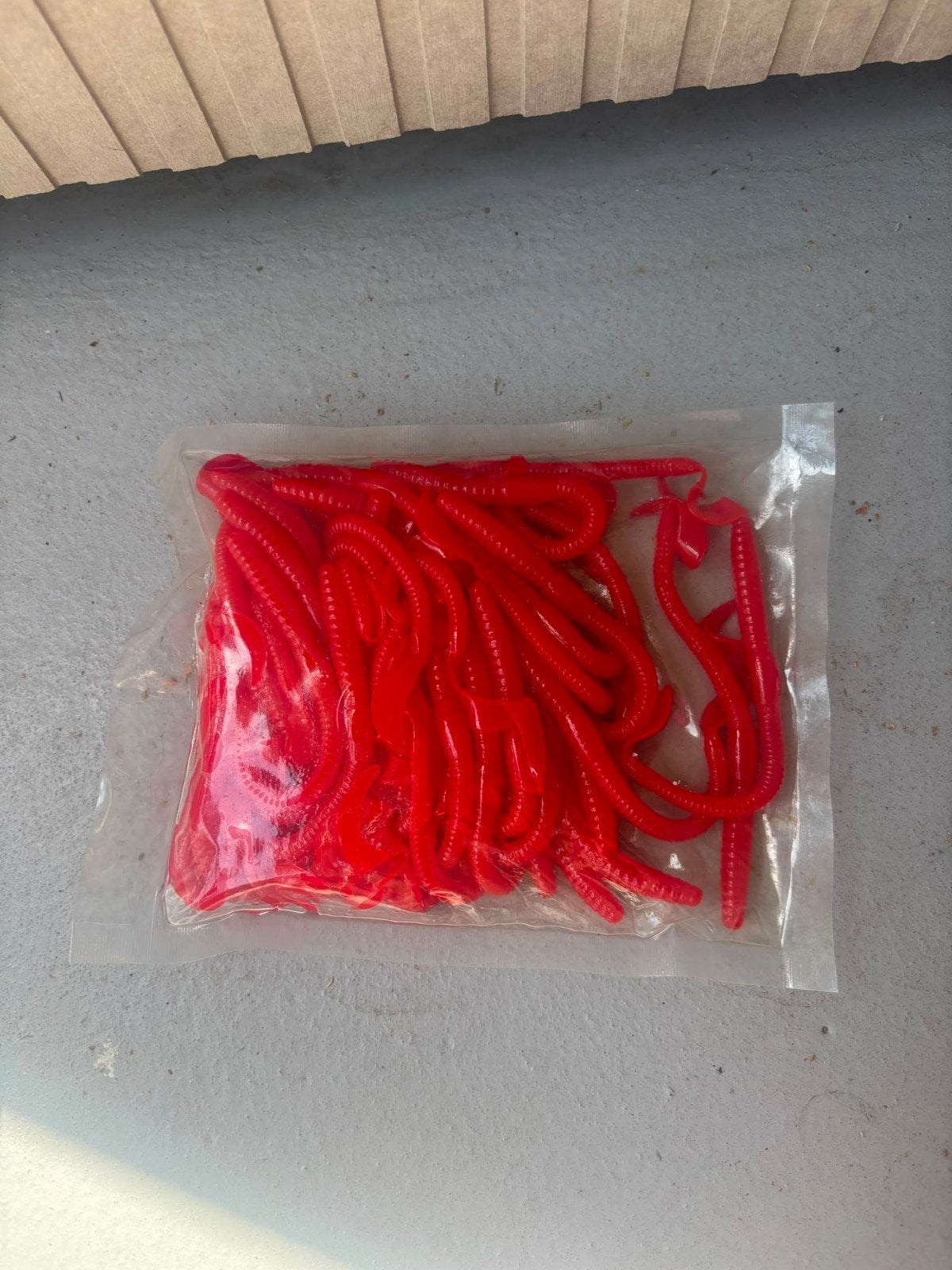 lange rode twisters, met korte staart. ca 50 stuks. +/-10cm, Ophalen of Verzenden, Nieuw, Overige typen