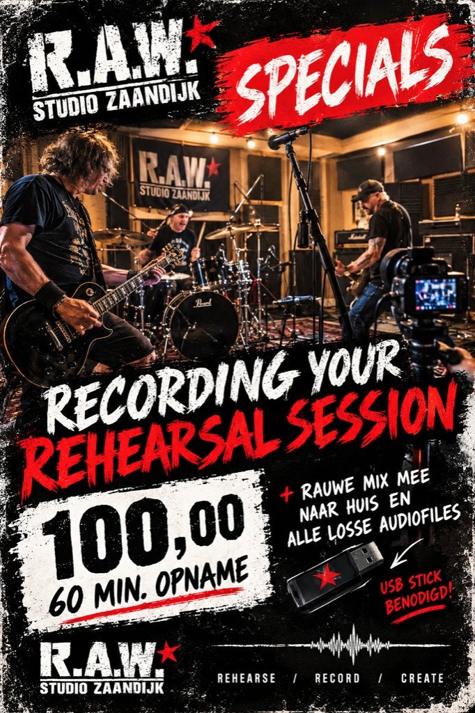 OEFENRUIMTES ZAANDIJK, Ophalen, Zo goed als nieuw, Gitaar, 100 watt of meer