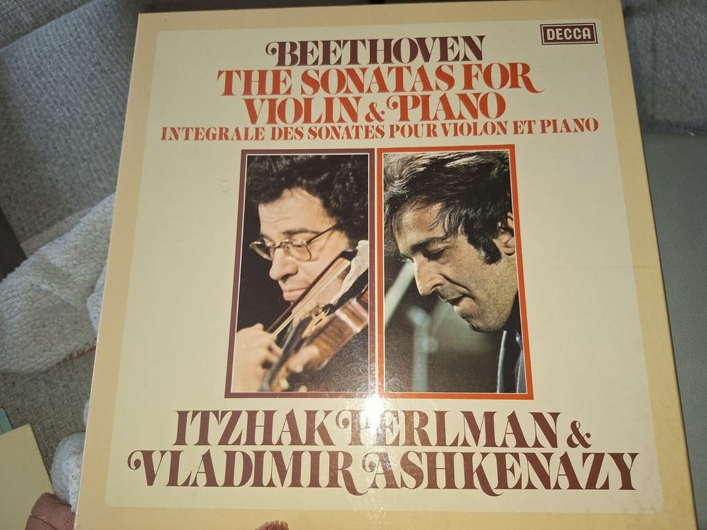 LP Beethoven: The Sonatas for Violin & Piano-Itzhak Perlman, Ophalen, Kamermuziek, Gebruikt, 12 inch