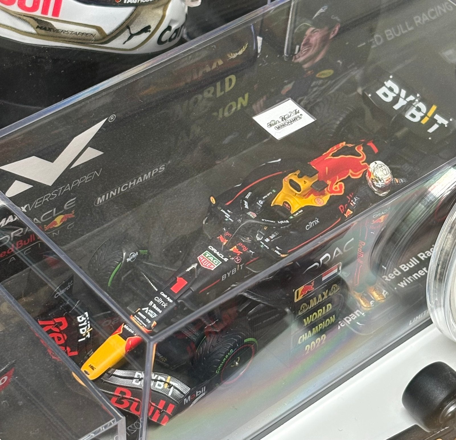 Max Verstappen World Champion 2022 1:43, Ophalen of Verzenden, Nieuw, Auto