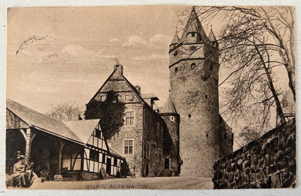 Oude Ansichtkaart - Altena - Burg Altena, Ophalen of Verzenden, 1920 tot 1940, Gelopen, Duitsland