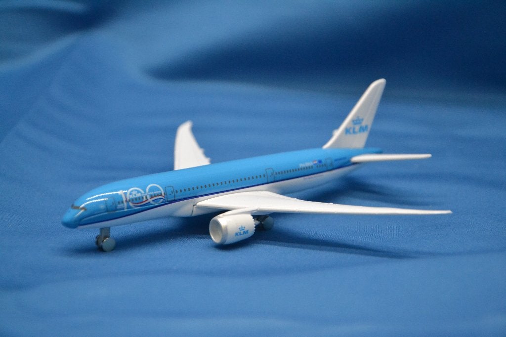 Boeing 787 KLM 100 jaar (nieuw), Verzamelen, Schaalmodel, ., Nieuw, Ophalen of Verzenden