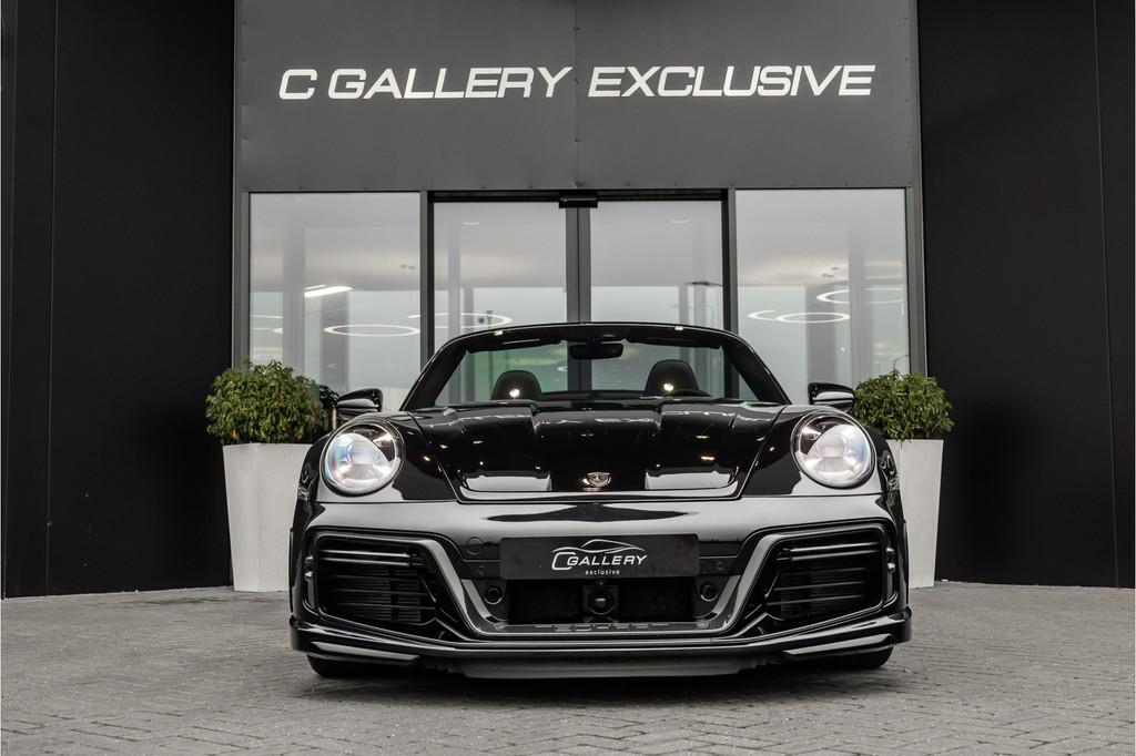 Porsche 911 Cabrio 3.8 Turbo S - Techart | Origineel NL | Bu, Automaat, Gebruikt, Cabriolet, Zwart