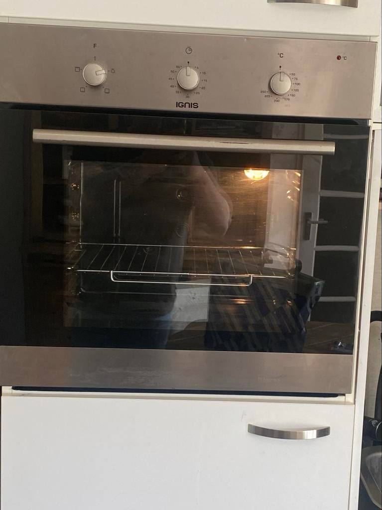 Ignis Inbouwoven 60 cm hoog - Nette staat, Gebruikt, Oven, Ophalen of Verzenden, Inbouw