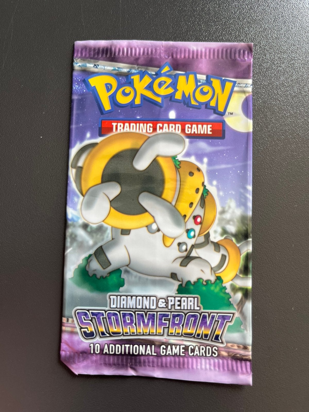 Pokemon booster empty D&P stormfront regigigas, Ophalen of Verzenden, Gebruikt, Booster