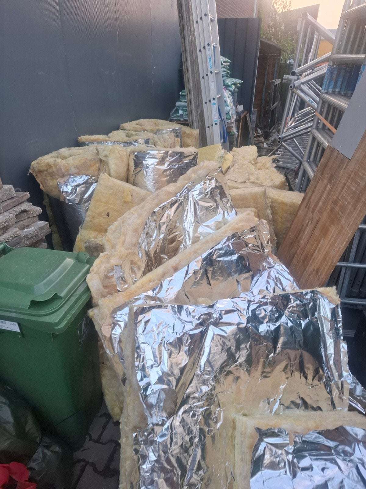Glaswol isolatieplaten met aluminiumfolie, Ophalen of Verzenden