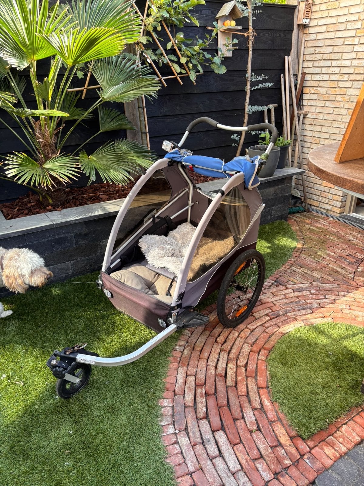 Hondenfietskar - Comfortabel en Veilig voor Uw Hond, Ophalen, Opvouwbaar, 20 tot 40 kg, Zo goed als nieuw