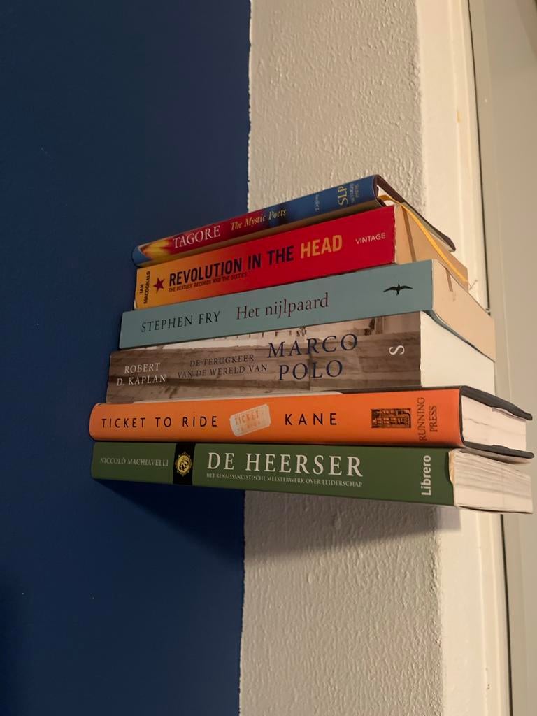 Onzichtbare boekenplanken (2 stuks), Huis en Inrichting, Kasten | Boekenkasten, Met plank(en), Minder dan 50 cm, Gebruikt, Ophalen of Verzenden