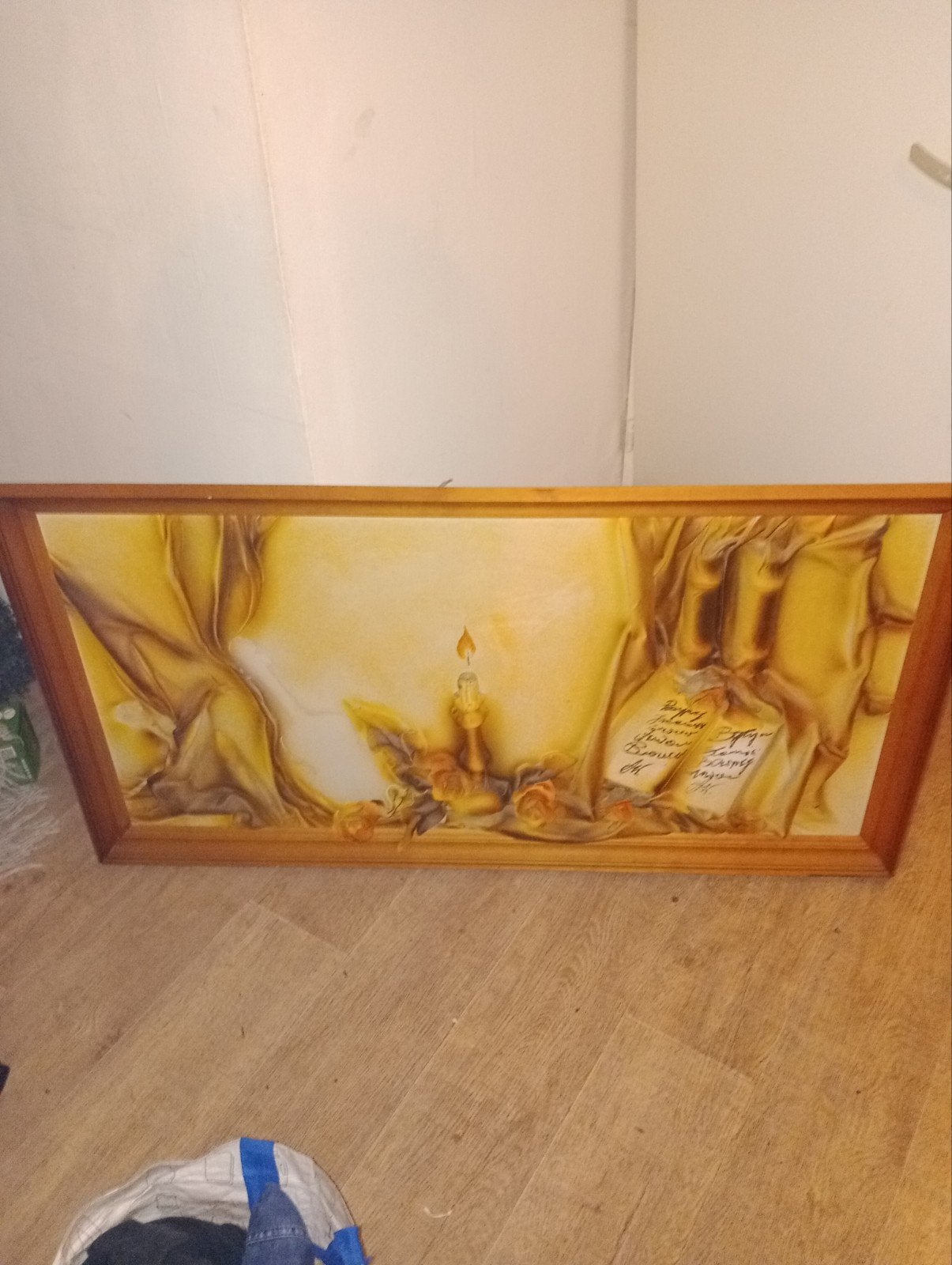 Ingelijste 3D-afbeelding: 'Hoe wilt u voorbidden?', Antiek en Kunst, Ophalen of Verzenden