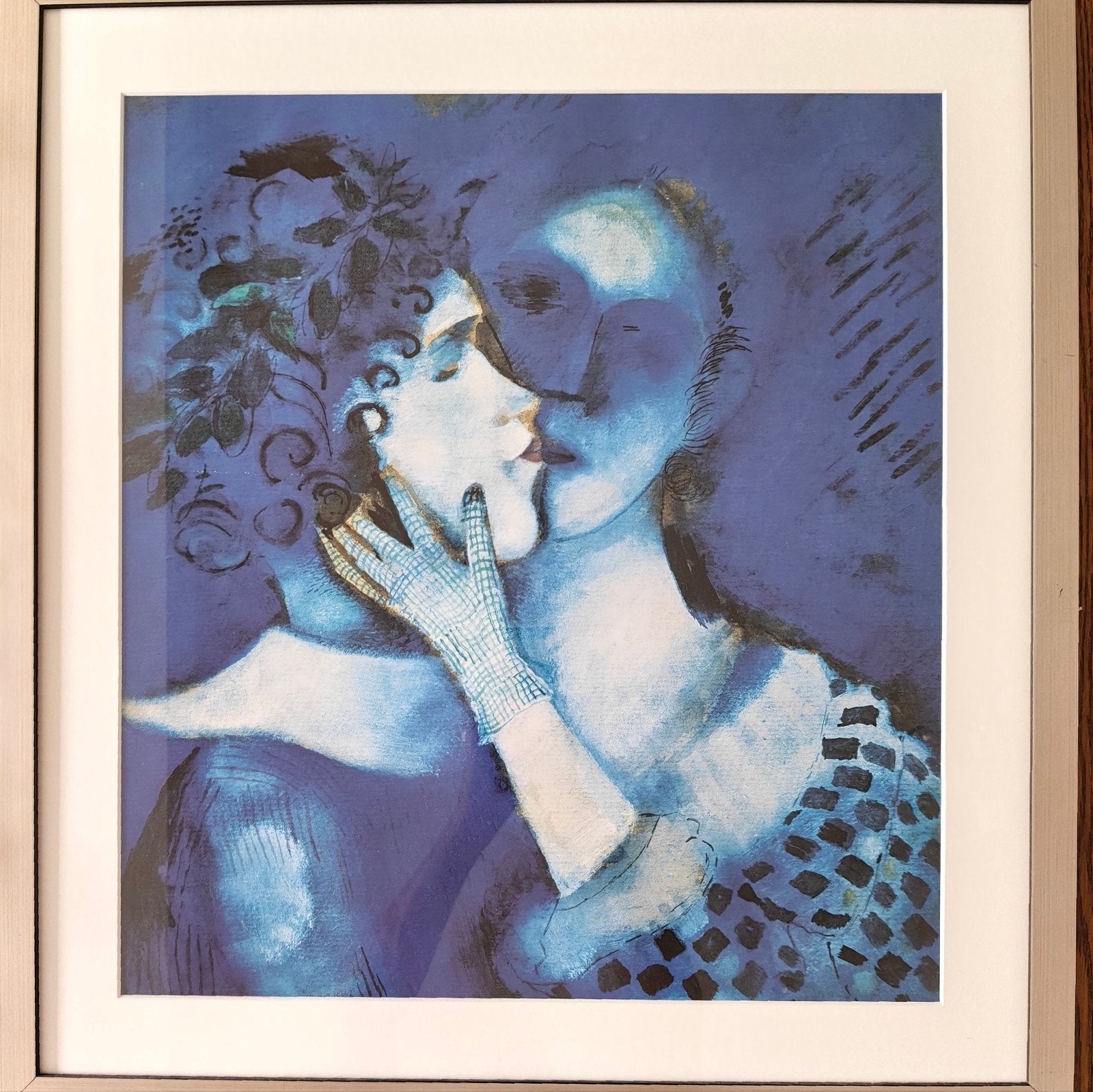 Marc Chagall "Blue lovers", Ophalen of Verzenden