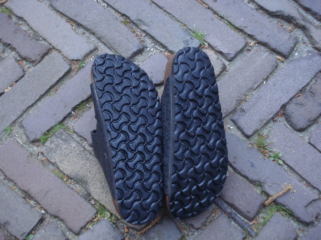 BIRKENSTOCK ARIZONA ZWART 36 NU GRATIS VERZENDING PER POST, Slippers, Verzenden, Zwart, Zo goed als nieuw