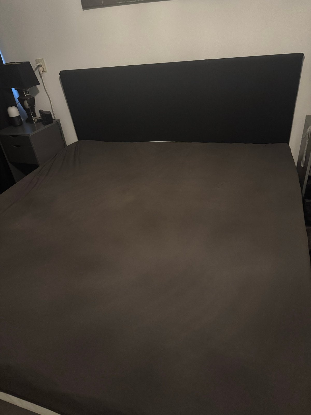 Softside Gestabiliseerd waterbed 180x200 cm zwart, Huis en Inrichting, Ophalen, Gebruikt, Tweepersoons, 180 cm
