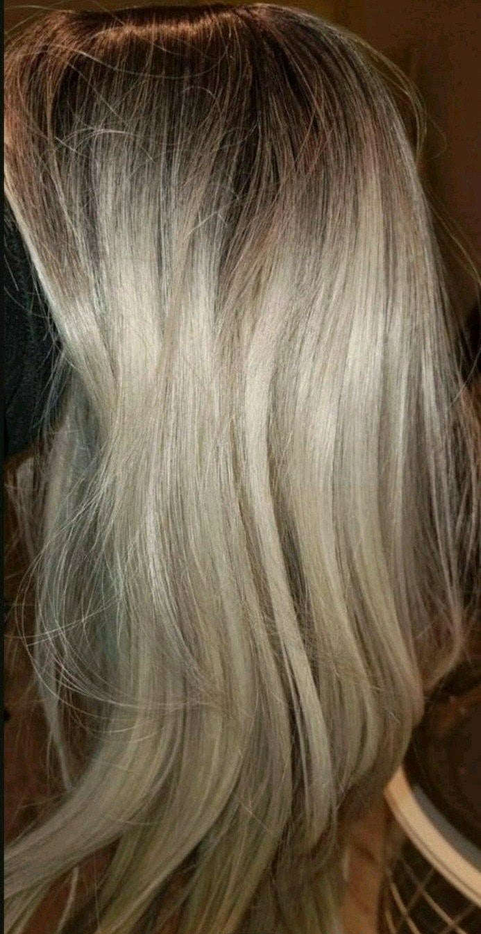 Pruik,  1 blond en een donkerblonde 24 inch, Ophalen of Verzenden, Nieuw, Pruik of Haarverlenging