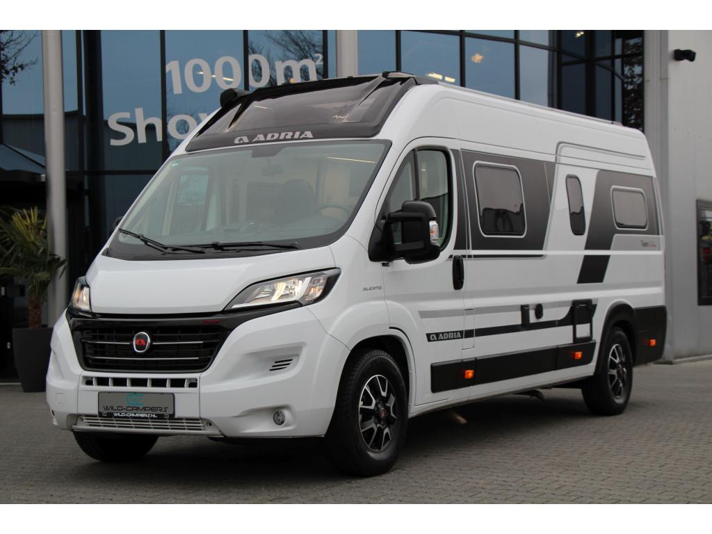 Adria Twin Supreme 640 SLB - 160PK AUT - ENKELE BEDDEN, Caravans en Kamperen, Campers, Automaat, Buscamper of Camperbus, Ringverwarming