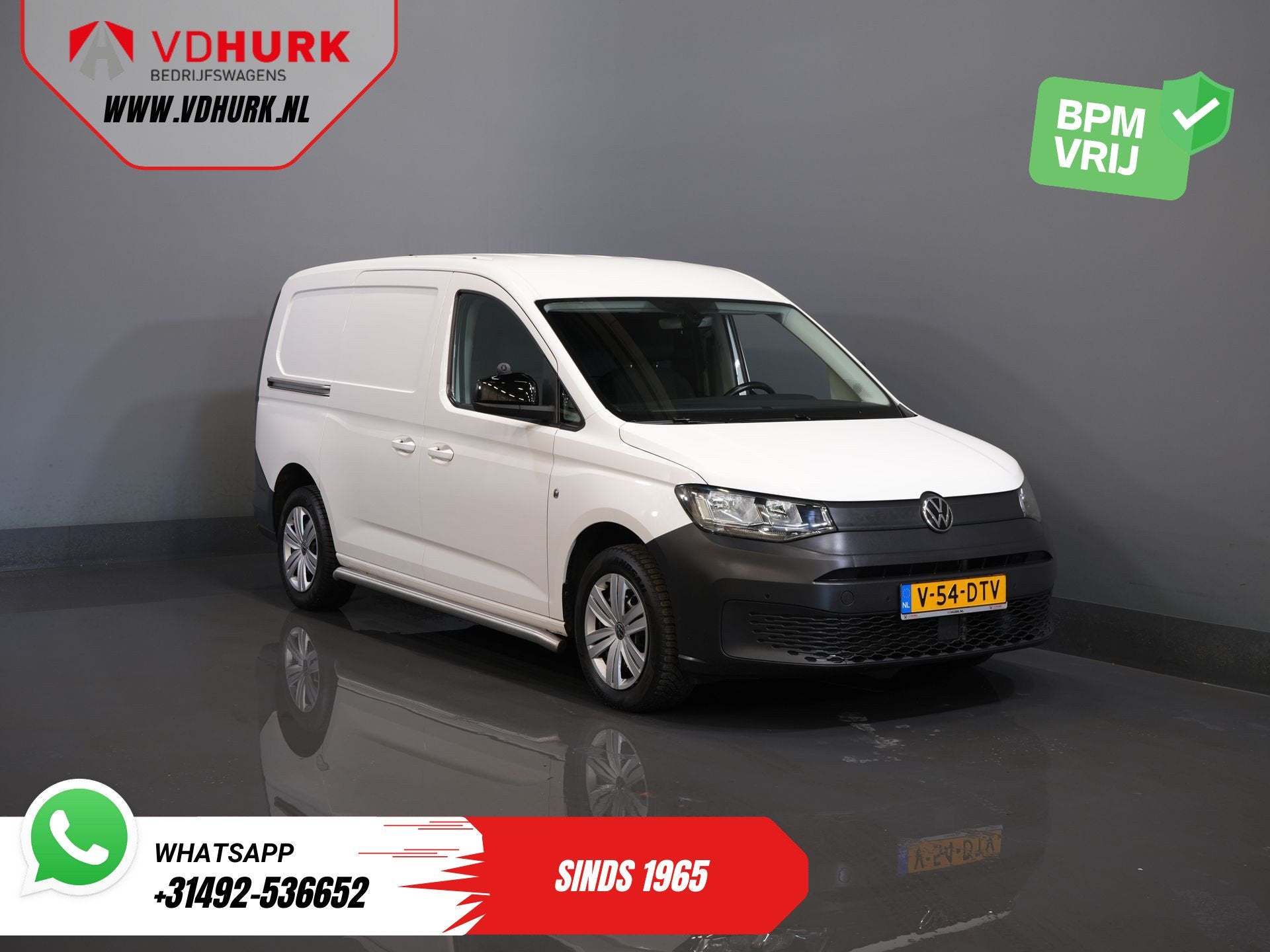 Volkswagen Caddy Cargo Maxi 2.0 TDI 125 pk DSG Aut. Carplay/, Stof, Gebruikt, Euro 6, 4 cilinders