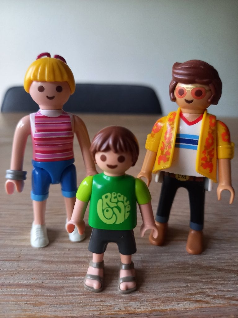 Playmobil Hip gezin familie themapoppetjes, Ophalen of Verzenden, Zo goed als nieuw, Figuren