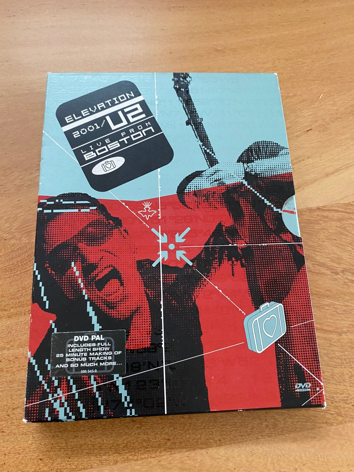 U2 Elevation 2001 Live From Boston DVD Boxset, Alle leeftijden, Ophalen, Zo goed als nieuw