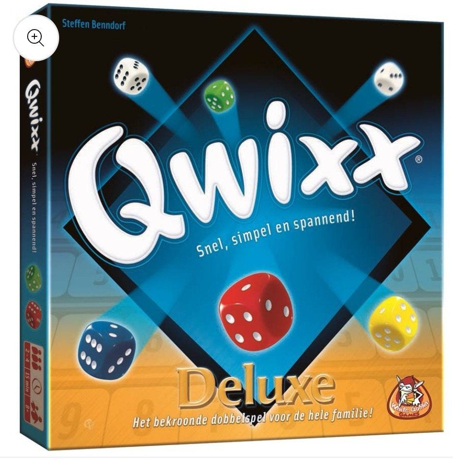 Qwixx Deluxe - Nieuw in verpakking - Uitverkoop!, Hobby en Vrije tijd, Gezelschapsspellen | Bordspellen, Vijf spelers of meer