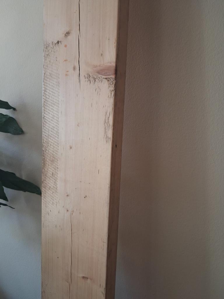 Kaasplank/rijpplank uit kaasboerderij L 2,5 meter, Doe-het-zelf en Verbouw, Hout en Planken, Ophalen, Gebruikt, 25 tot 50 mm, 250 tot 300 cm