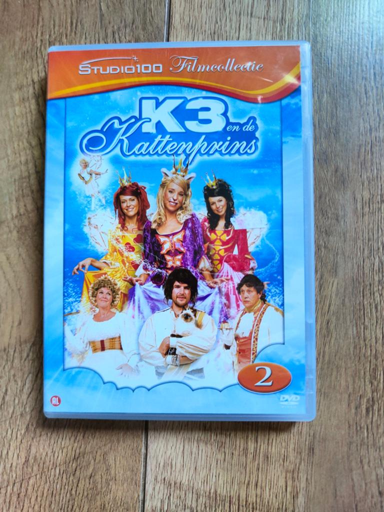 Dvd Studio 100 Presenteert K3 en de Kattenprins, Cd's en Dvd's, Alle leeftijden, Ophalen of Verzenden, Zo goed als nieuw