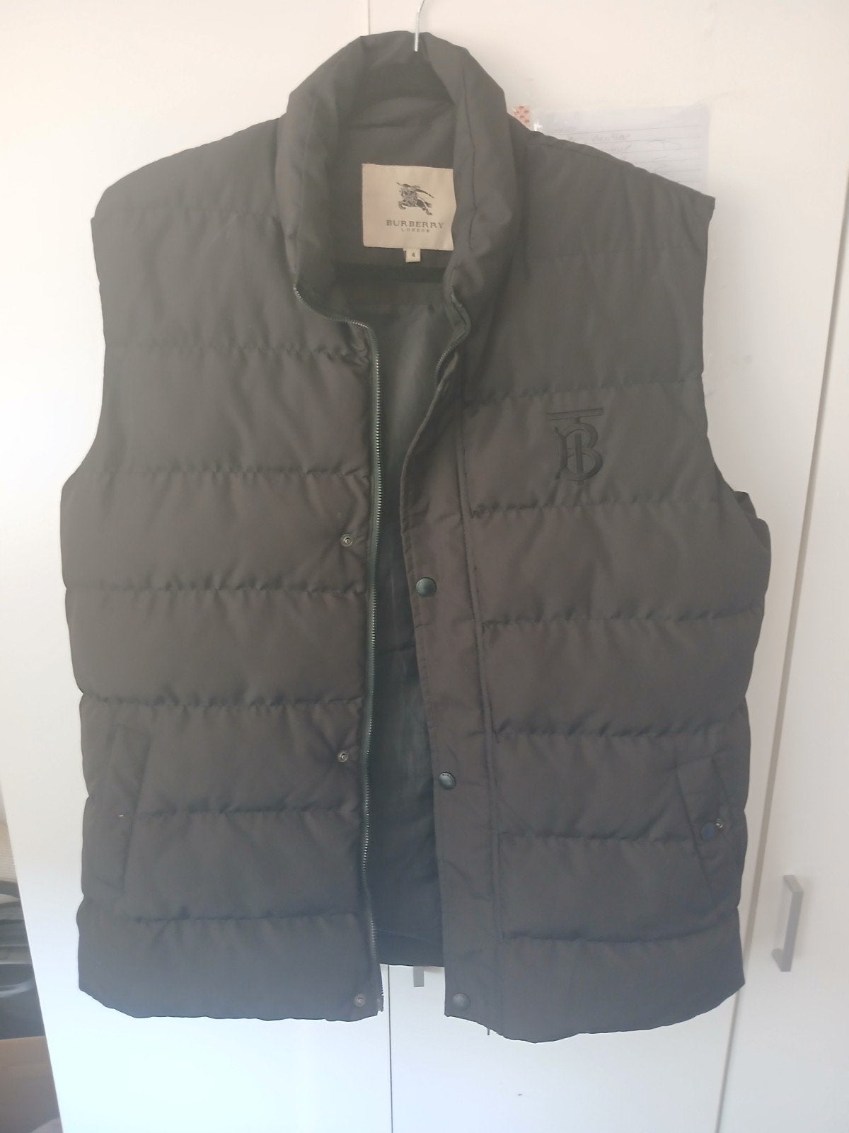 Burberry London Bodywarmer Zwart Maat 4, Ophalen, Zo goed als nieuw, Zwart