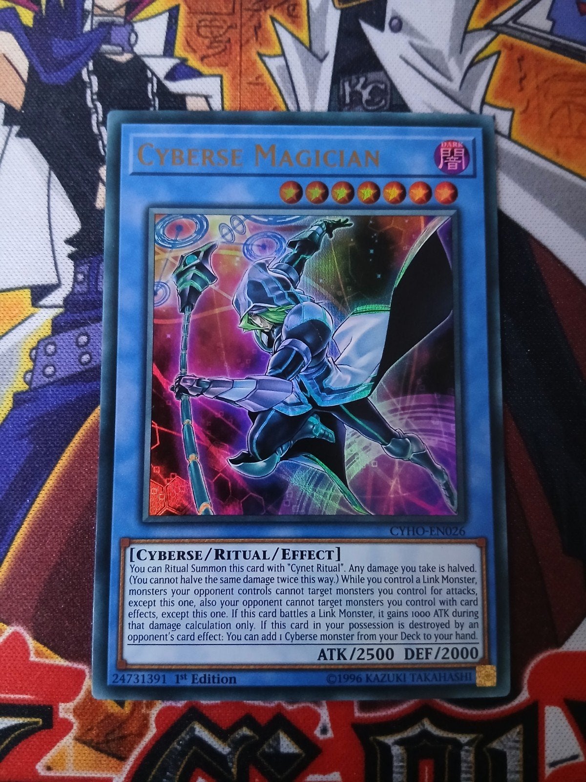 Cyberse Magician - Ultra Rare CYHO - Yu-Gi-Oh, Ophalen of Verzenden, Zo goed als nieuw, Foil