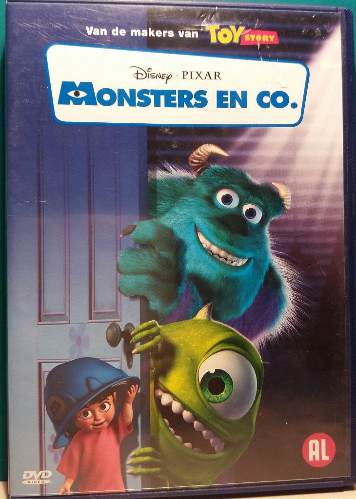 Disney Pixar Monsters en Co. DVD - Krasvrij, Gebruikt, Animatie, Alle leeftijden, Ophalen of Verzenden