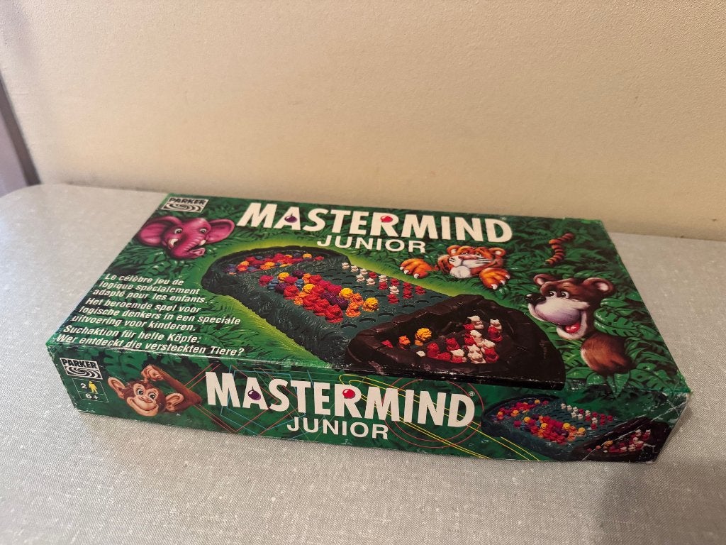 COMPLEET spel: mastermind JUNIOR van PARKER, Hobby en Vrije tijd, Gezelschapsspellen | Bordspellen, Een of twee spelers, Ophalen of Verzenden