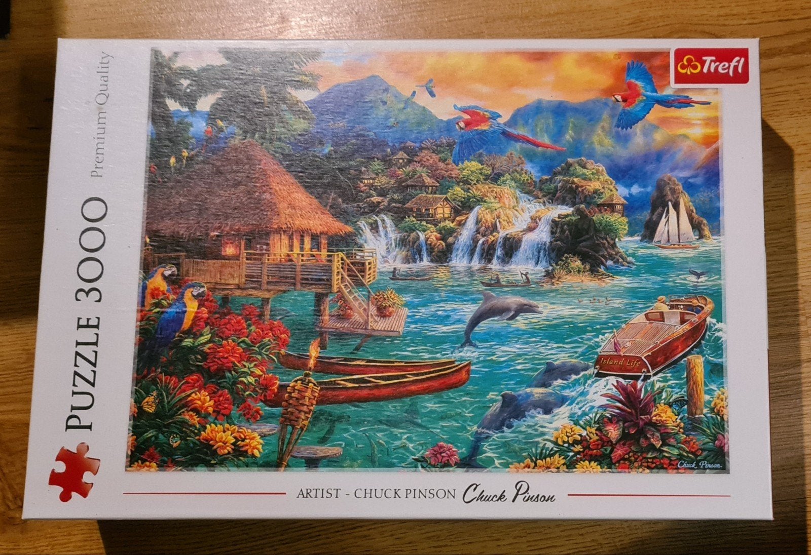 Puzzel Trefl 3000 stukjes Island Life, Ophalen of Verzenden, Meer dan 1500 stukjes, Zo goed als nieuw, Legpuzzel