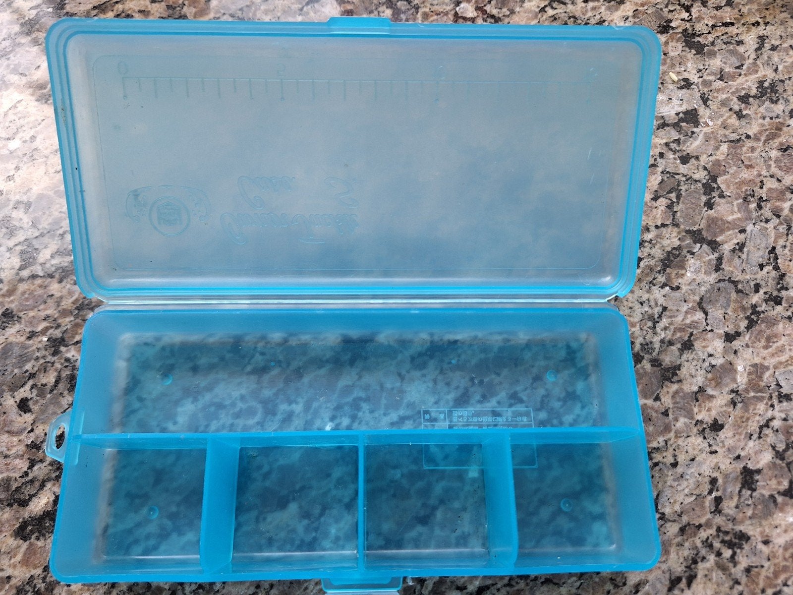 Vis Tackle box, blauw, klein, kind, IZGS, Ophalen of Verzenden, Zo goed als nieuw, Overige typen